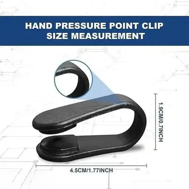 Sugar Control Acupressure Clip – LI4 Migraine & Sugar Relief Pack of 3 | Portable, Drug‑Free, Diabetic Headache Wearable thumbnail 1