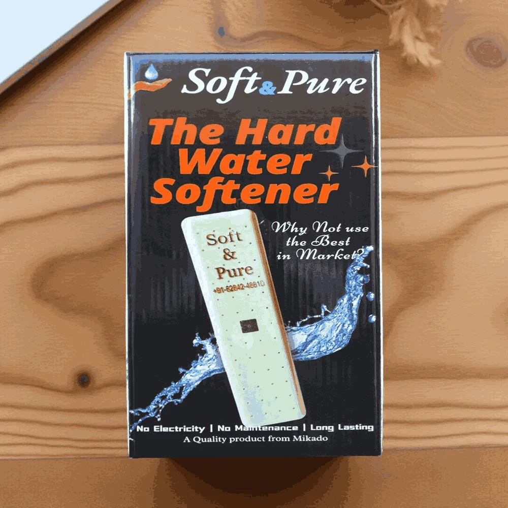Mikado Water Softener | Powerful Scale Prevention | Compact Pack of 1 | Hard Water Treatment for Home Use image 1