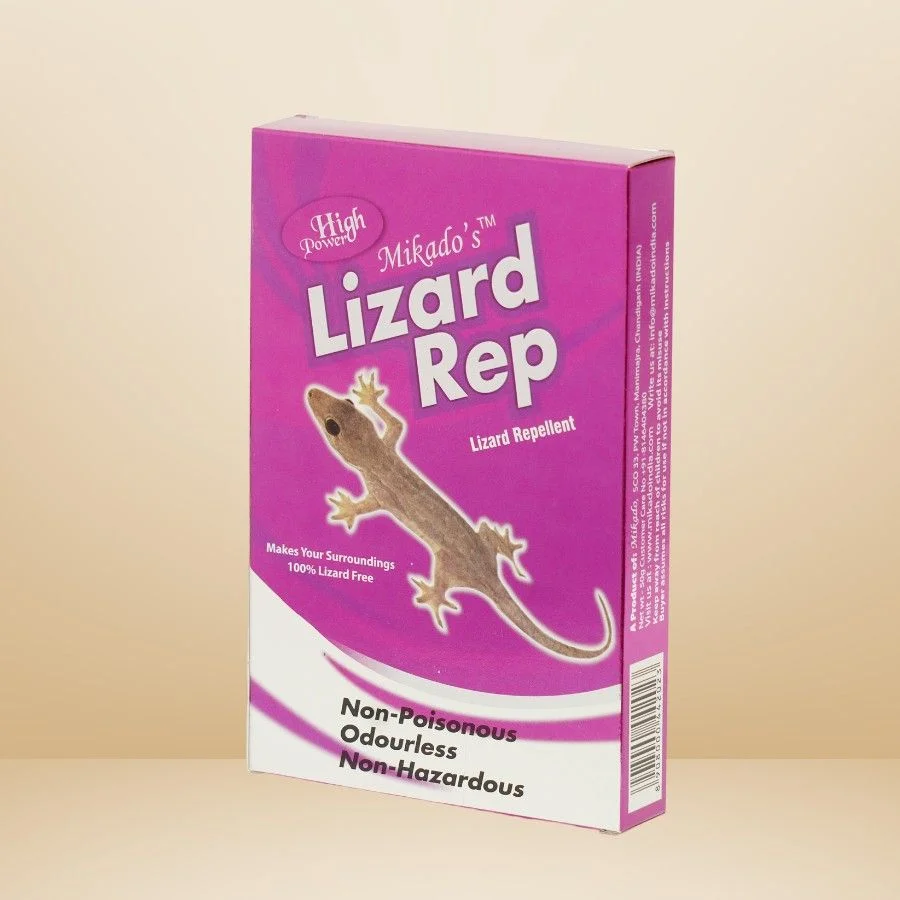 Mikado Lizard Repellent | Non‑Toxic, Odorless Cubes | Pack of 1 | 6 Month Indoor Protection image 1