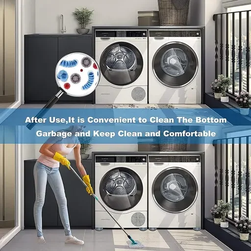 Kelby Washer Dryer Anti Vibration Pads | Suction Cup Leveling Feet | Low Noise 300 kg Load For Washers Fridge image 2