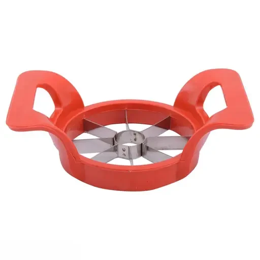 Kelby Apple Cutter Pack of 2 | Stainless Steel Fruit Slicer | 8 cm Kitchen Cutter for Home Food‑Grade Plastic Handle image 3