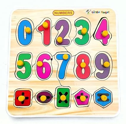 EL-SMO Wooden Puzzle Toys for Kids| Educational Jigsaw Puzzles, Baby Learning Board Game, Safe & Durable image 3