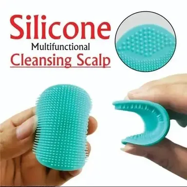 Kelby Baby Cradle Cap Brush | Silicone Baby Bath Brush, Massage Scrubber 2 Pack | Gentle Scalp Care  thumbnail 3