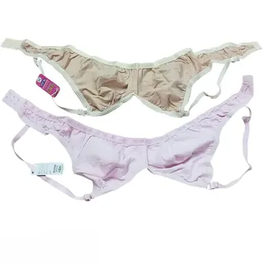 Women Cotton Bra Pack of 2 | Non‑Padded | Soft Everyday Comfort | Sizes 32A 34A thumbnail 0
