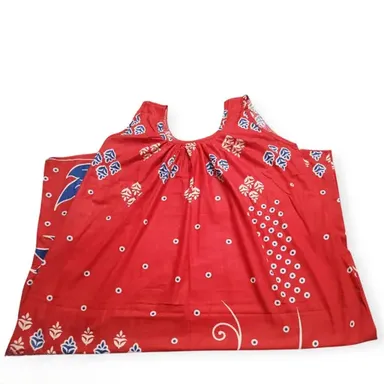 cotton sleeveless |nighty for women plus size free size| breathable summer nightwear thumbnail 1