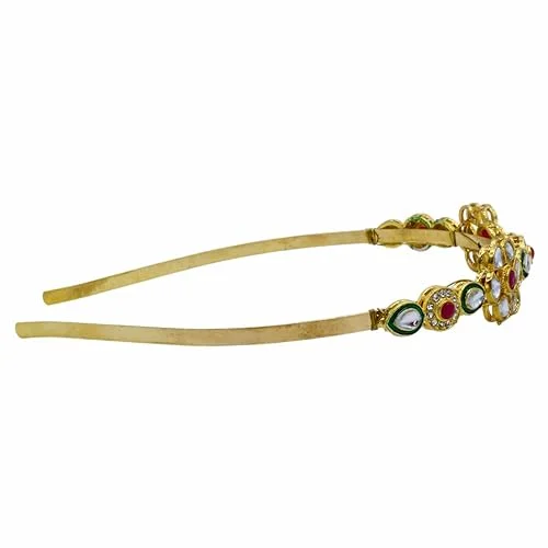 Gold Plated Pearl Choker Necklace Set | Adjustable Size | Elegant Jewelry image 2