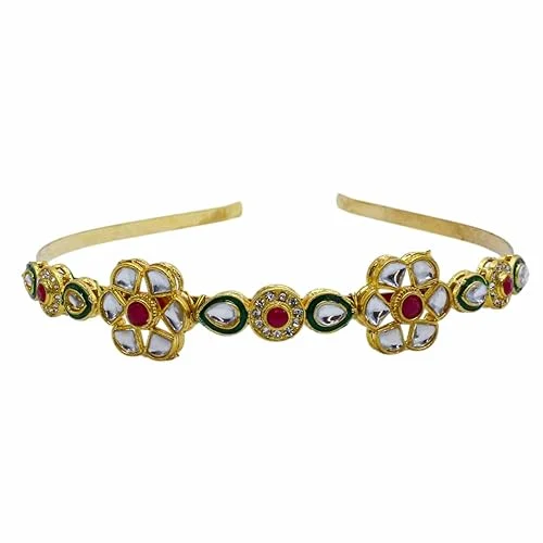 Gold Plated Pearl Choker Necklace Set | Adjustable Size | Elegant Jewelry image 3
