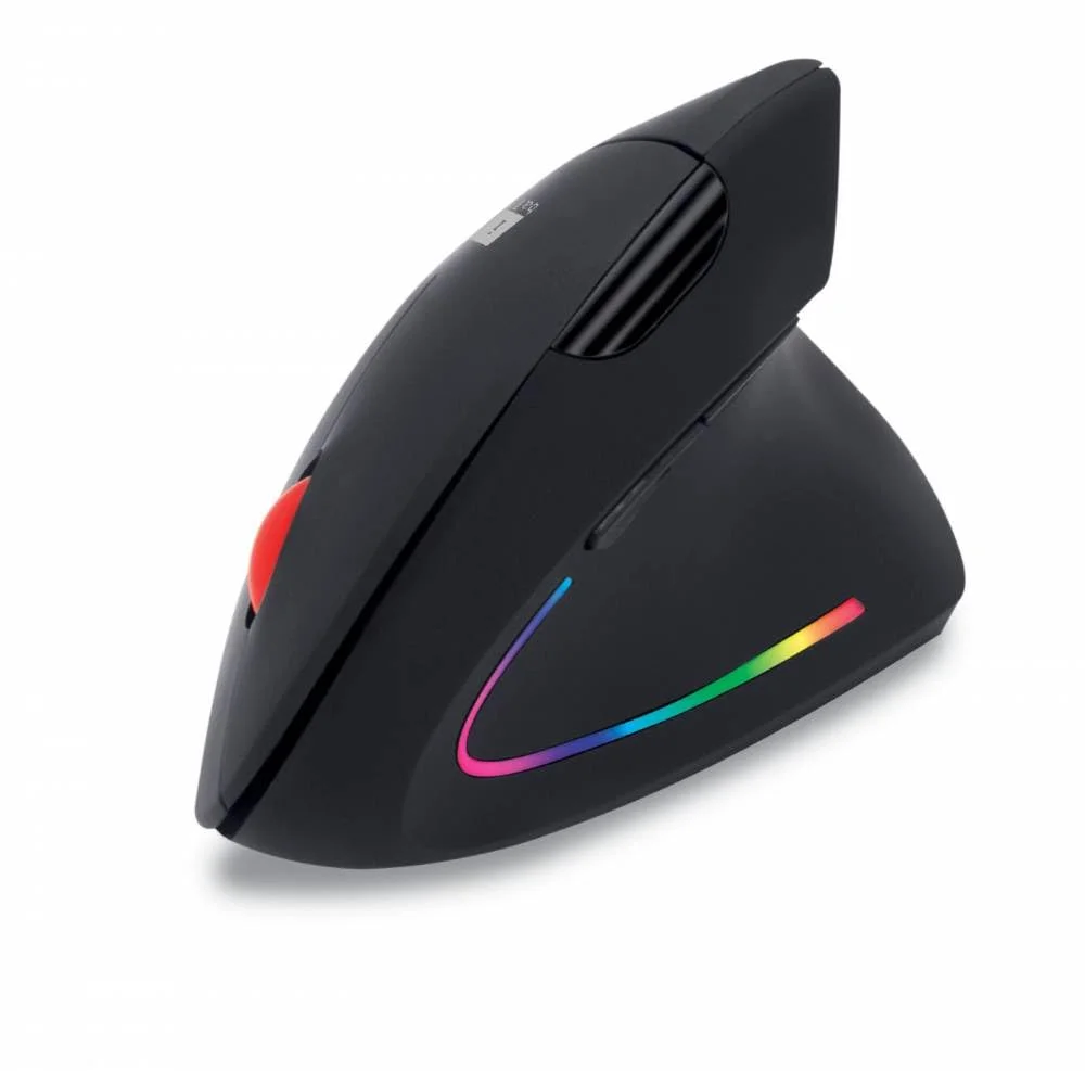 iBall Wireless Optical Mouse with RGB Light Ergonomic Wrist Support 2.4GHz USB Nano Receiver Adjustable DPI up to 1600 for PC Laptop Mac image 1