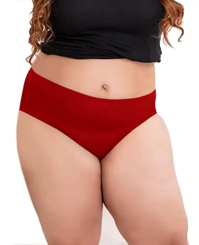 High Waist Cotton Underwear for Women | Ultra‑Soft Breathable Full Coverage Briefs | Tummy Control Stretch Panties | Comfort Daily Skin Sensitive L image 1