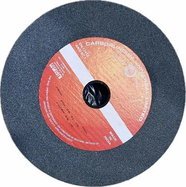 6 Inch Aluminum Oxide Grinding Wheel | Heavy Duty Abrasive | Industrial Metal Polishing  thumbnail 0