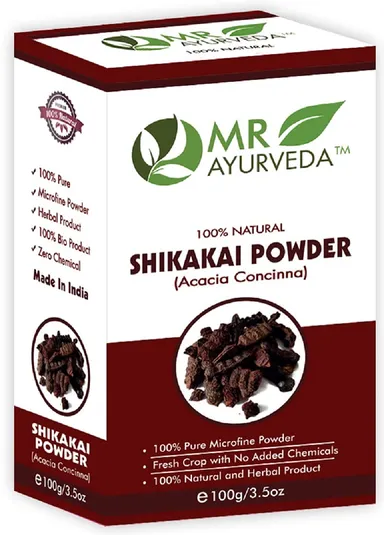 Ayurveda Essence | Organic Shikakai Powder for Hair Wash, Dandruff Control, Hair Growth | 100g | Natural Herbal Cleanser for Men & Women|No Chemicals