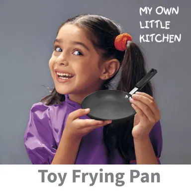 Hawkins Futura Toy Kitchen Set 3 Pieces Cookware for Kids India | Toy Frying Pan, Deep-Fry Pan, Tava | Black CWMIN thumbnail 3