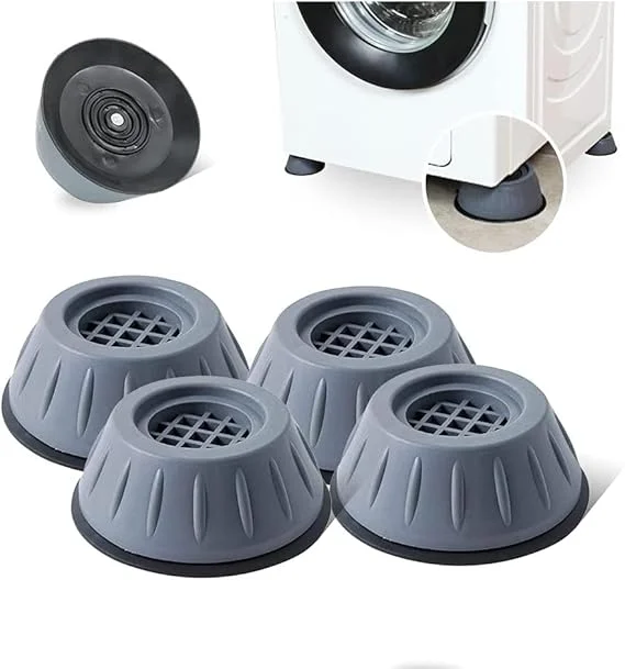 Anti Vibration Pads for Washing Machine | Rubber Feet Pads, Shock Absorbing, Noise Reduction image 1