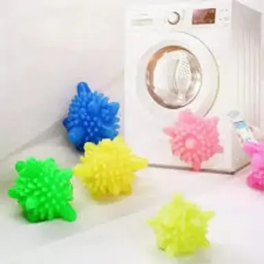 18 Pcs Washing Machine Balls | Reusable Lint Remover | Eco-Friendly PVC | Anti-Tangle & Soft | Perfect for Delicate Clothes & Pet Fur | Suitable for Front Load Machines thumbnail 1