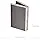 Silver RFID Credit Card Holder, Slim Stainless Steel Wallet for Men & Women, Metal Card Organizer with Lock| Compo Pack of 3 thumbnail 1