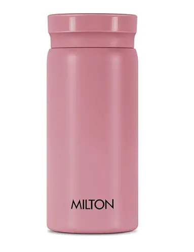 Milton Minimate 200 Thermosteel Bottle 190 ml | Leak-Proof| Berry thumbnail 0