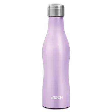Milton Campa 800 Stainless Steel Water Bottle 800 ml | Leak Proof Rust Proof Single Wall | School Office Gym Use | Purple thumbnail 0