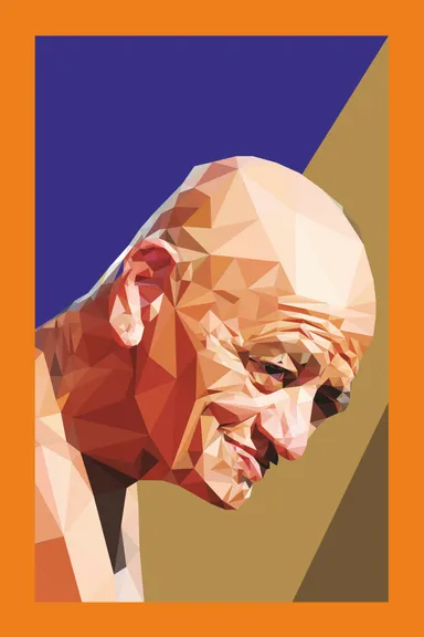 Jain Acharya Gurudev Shri 108 Vidyasagar Ji Maharaj Portrait 12x12 unframed print wall art thumbnail 0