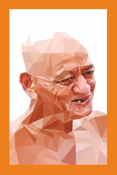 12x12 Jain Acharya Gurudev Shri 108 Vidyasagar Ji Maharaj Portrait | premium jain religious wall art, unframed print thumbnail 0