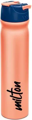 Milton Max 600 Stainless Steel Leakproof Sipper Water Bottle| 600 ml | Rose Gold, Unisex, BPA-Free | For Travel |Gym, Office thumbnail 0