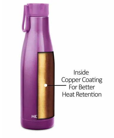 Milton Fame Thermosteel Bottle | 600 | 800 | 1000 ml Leak‑Proof Insulated Flask thumbnail 1