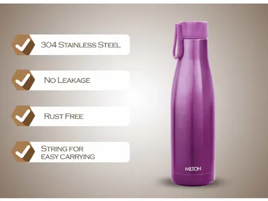 Milton Fame Thermosteel Bottle | 600 | 800 | 1000 ml Leak‑Proof Insulated Flask thumbnail 3