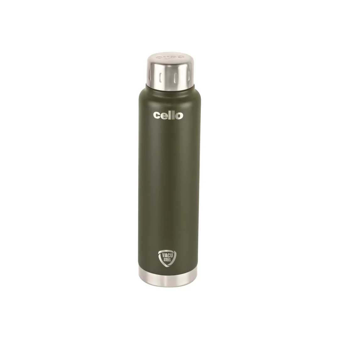 Cello Duro Top insulated water bottle 500 ml green | double wall vacuum flask | leak proof travel bottle | ideal for office gym image 6