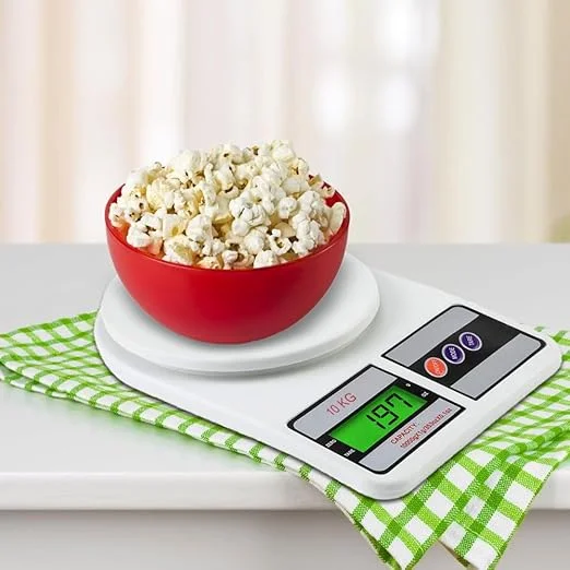 Atom 10 kg Digital Kitchen Scale | 1 g Precision LCD Tare | Home Baking & Diet image 4