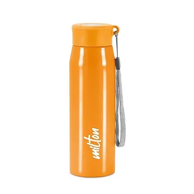 Milton Handy 650 Stainless Steel Sipper Bottle 690ml Orange | Leak Proof, ISI Certified, Rust Proof Water Bottle for School, Office, Gym India thumbnail 0