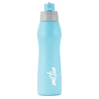 Milton Active 1000 Stainless Steel Water Bottle 885ml Sky Blue | Spout Mouth, Leak Proof, ISI Certified, Rust Proof Bottle for School, Office, Gym thumbnail 0