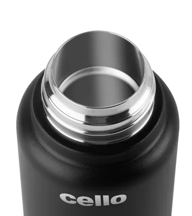Cello Duro Flip Stainless Steel Flask 1000 ML | Leak‑Proof, Vacuum‑Insulated Flask thumbnail 1