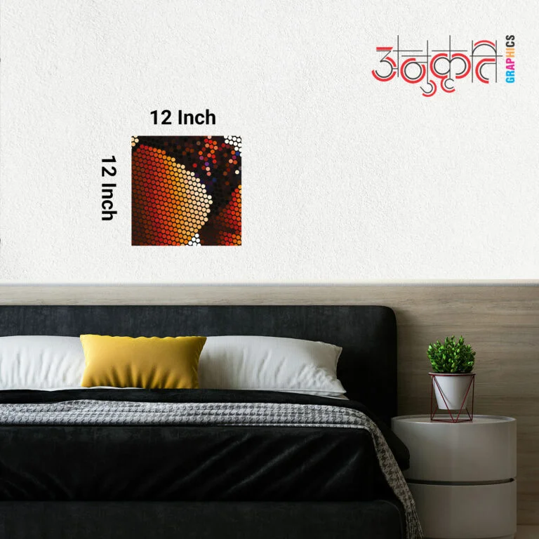 Mystic Chakra Energy dot painting 12×12 chakra art print, eco‑ink décor image 3