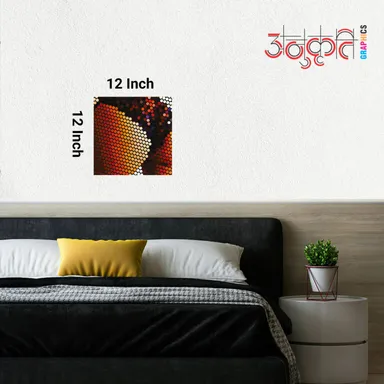 Mystic Chakra Energy dot painting 12×12 chakra art print, eco‑ink décor thumbnail 2