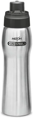 Milton Active 1000 Stainless Steel Water Bottle 885ml Silver | Spout Mouth, Leak Proof, ISI Certified, Rust Proof Bottle for School, Office, Gym image 1