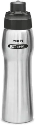 Milton Active 1000 Stainless Steel Water Bottle 885ml Silver | Spout Mouth, Leak Proof, ISI Certified, Rust Proof Bottle for School, Office, Gym thumbnail 0