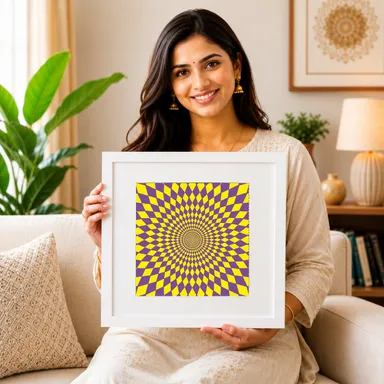 Quantum Shift 12×12 quantum shift art print | cosmic abstract décor thumbnail 0