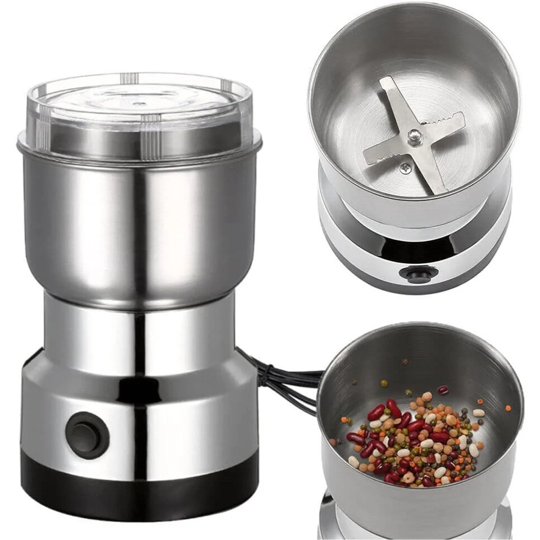 Mini Electric Mixer Grinder | Stainless Steel | Budget Spice & Coffee Grinder under 1000 | Compact Chutney Mill image 2