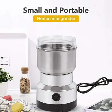  Mini Electric Mixer Grinder | Stainless Steel | Budget Spice & Coffee Grinder under 1000 | Compact Chutney Mill thumbnail 3