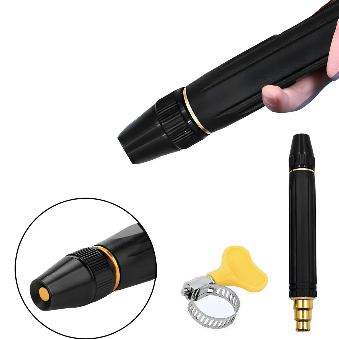 Heavy Duty Brass Portable High Pressure Washing Water Gun Nozzle for Car Wash Garden Watering Tool Direct Spray Adjustable Hose Nozzle image 4