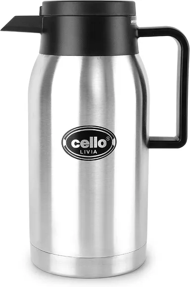 CELLO Stainless Steel Flask 500 ml | Vacuum Insulated Copper-lined Leakproof Travel Thermos Bottle for Hot Cold Drinks thumbnail 0