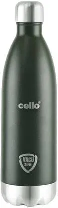 Cello Swift Thermosteel Water Bottle 500ml, Green | Hot & Cold 24 Hours | Scratch Resistant, Leakproof, Rust Proof | Ideal for Office, Gym, Travel, Hiking, Trekking | Stainless Steel Flask thumbnail 0