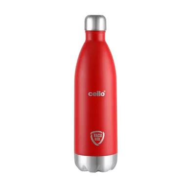 Pinky Store Cellow Duro Tuff 750 ml | Red Double Wall Stainless Steel Bottle | Leak‑Proof, Scratch‑Resistant thumbnail 0
