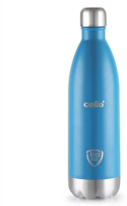 Pinky Store Cellow Duro Tuff 750 ml | Red Double Wall Stainless Steel Bottle | Leak‑Proof, Scratch‑Resistant thumbnail 1