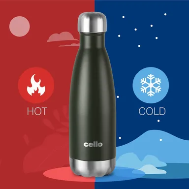 Pinky Store Cellow Duro Tuff 750 ml | Red Double Wall Stainless Steel Bottle | Leak‑Proof, Scratch‑Resistant thumbnail 3