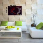 Ilu | art therapy wall art print premium 300 gsm 18x12 meditation decor, eco‑friendly inks image 1