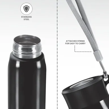 Milton Handy 650 Stainless Steel Water Bottle 690 ml Leak-Proof Single-Walled Rust-Resistant School Office Gym Daily Use Portable Sipper Steel Bottle thumbnail 2