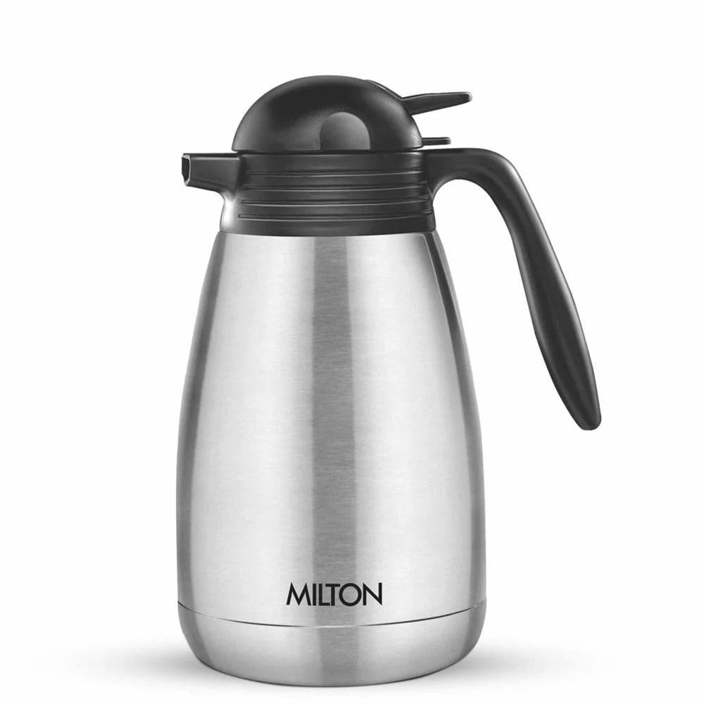 Milton Thermosteel Vacuum Insulated Carafe 600 ml – Leak‑Proof, Double‑Wall Stainless Steel Hot & Cold Flask for Office & Home Use image 1