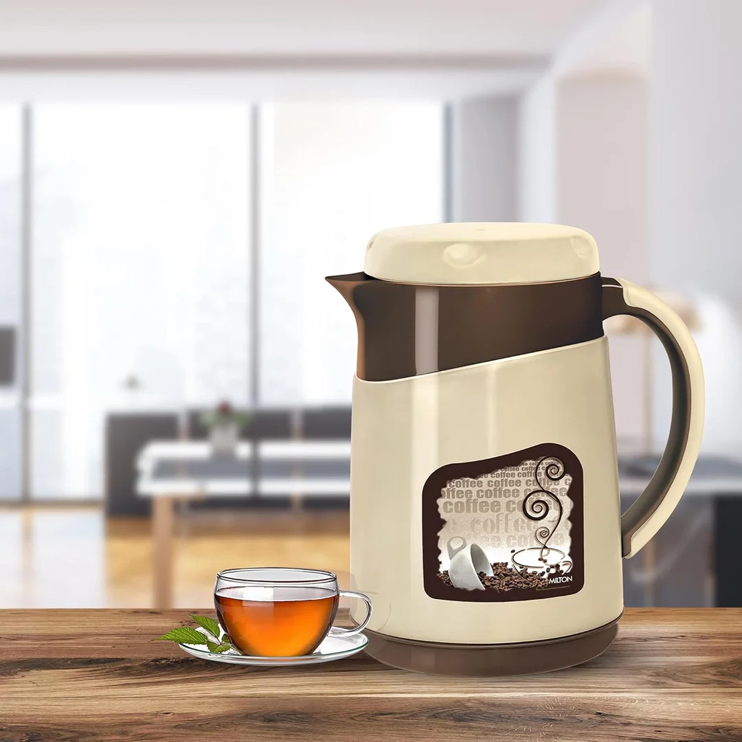 Milton Viva Tuff Jug Flask 750 ml | PU Insulated Hot & Cold Water Jug| Leak-Proof BPA-Free Stainless Steel | Travel |Office Use image 2