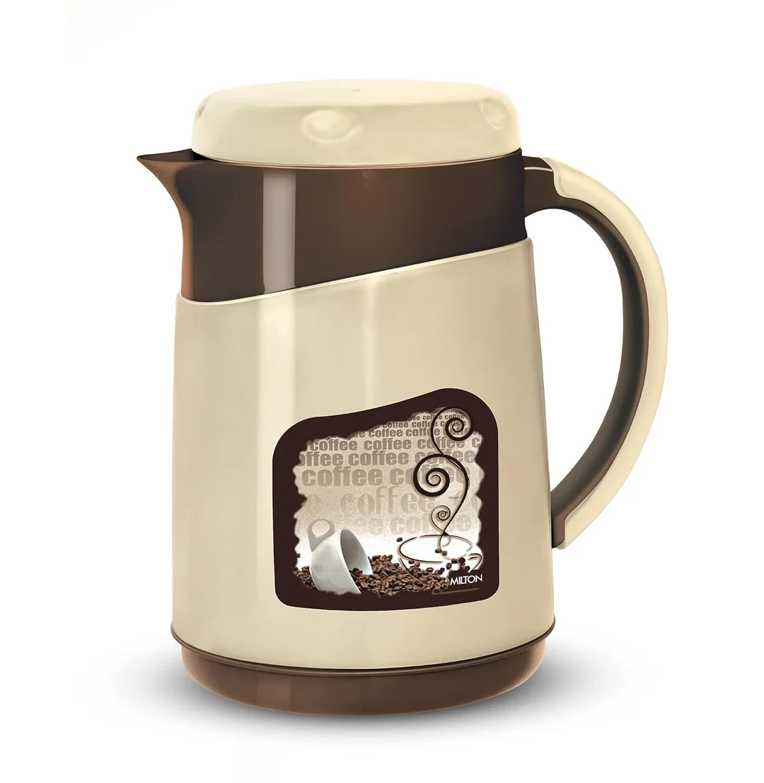 Milton Viva Tuff Jug Flask 750 ml | PU Insulated Hot & Cold Water Jug| Leak-Proof BPA-Free Stainless Steel | Travel |Office Use image 1