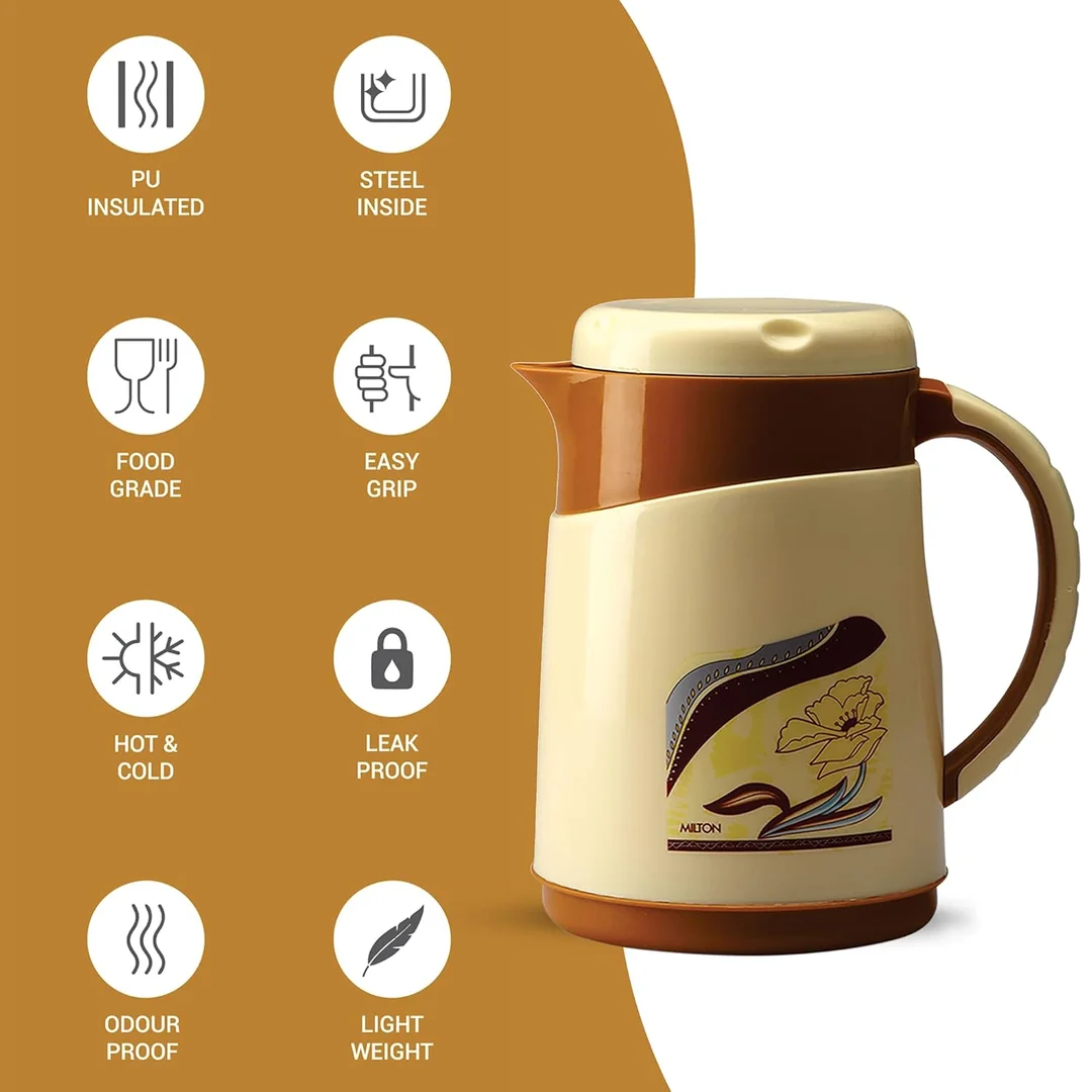 Milton Insulated Jug 760 ml | Leak Proof, Food‑Grade, Hot & Cold | Easy Grip image 3